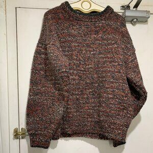 HANDMADE KNITTED CHUNKY WOOL SWEATERS SIZE L/XL